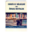 Edebiyat Bilgileri ve rnek Metinler An Yaynclk