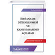 ddianame Dzenlenmesi ve Kamu Davasnn Almas Platon Hukuk Yaynevi