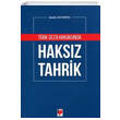 Trk Ceza Hukukunda Haksz Tahrik Adalet Yaynevi