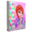 Winx Spiralli Karton Kapak A4 72 Yaprak izgili Defter Gpta