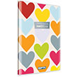 Fancy Book plik Dikili Plastik Kapak 96 Yaprak Kareli Defter Gpta