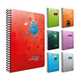 Gpta The Thing Spiralli Ofset PP Kapak A6 80 Yaprak izgili Defter