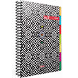 Gpta Margin Spiralli Seperatrl PP Kapak A4 250 Yaprak Defter
