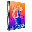 stanbul Spiralli Karton Kapak A4 120 Yaprak Kareli Defter Gpta