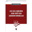 Eser Szlemesinde Ayb Takip Eden Zarardan Sorumluluk Adalet Yaynevi