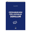 Ceza Hukuku zel Hkmler Dersleri Mustafa zen Adalet Yaynevi