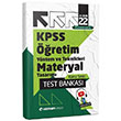 2022 KPSS Eitim Bilimleri retim Yntem ve Teknikleri Materyal Tasarm Test Bankas Yaprak Test Uzman Kariyer Yaynlar