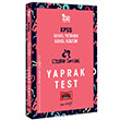 2022 KPSS Genel Yetenek Genel Kltr Soru Denizi Yaprak Test Yarg Yaynlar