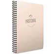 Pastoral Spiralli Plastik Kapak Defter 17x24 72 Yaprak Kareli (3252) Gpta