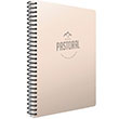 Pastoral Spiralli Plastik Kapak Defter 17x24 72 Yaprak izgili (3251) Gpta