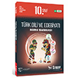 10. Snf Trk Dili ve Edebiyat Soru Bankas Snav Yaynlar