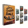 Gpta Speed Notes Spiralli Karton Kapak Defter A4 100 YP Kareli
