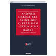 Anonim Ortaklkta Aznln karlmas ve Satn Alma Hakk Sekin Yaynclk