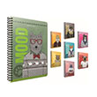 Gpta Mood Spiralli Ofset Plastik Kapak Defter A4 100 Yaprak izgili