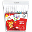 Pensan Kdz 12 Renk Keeli Kalem PNS.PE34020KK12R