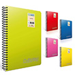 Chromo Spiralli PP Kapak A5 80 Yaprak Kareli  Defter (1348) Gpta