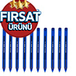 10 lu Bro Mavi Tkenmez Kalem 1 mm Pensan PNS.PE02270TKMAV