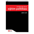 Bir Bilim Dal Olarak Eitim Politikas Pegem Akademik Yaynlar