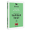 2021 KPSS Eitim Bilimleri Soru Denizi ek Kopart Yaprak Test Yarg Yaynlar