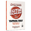 2022 KPSS Eitim Bilimleri Rehberlik Yaprak Test ek Kopart Yediiklim Yaynlar