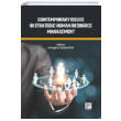 Contemporary Issues In StrategicHuman Resource Management Gazi Kitabevi