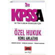 2021 KPSS A Grubu ve Tm Kurum Snavlar in zel Hukuk Konu Anlatm Yarg Yaynlar