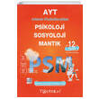 AYT Psikoloji Sosyoloji Mantk 12 Fasikl Test Okul Yaynlar