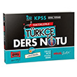 2022 KPSS Trke Taktiklerle Ders Notu Yarg Yaynlar