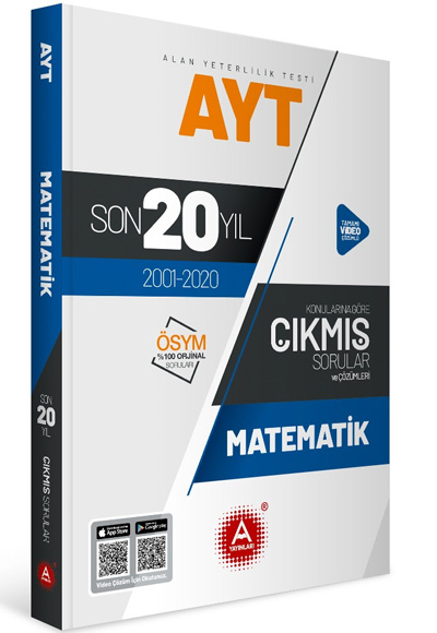 AYT Matematik Son 20 Yl Konu Konu Tamam zml km Sorular A Yaynlar