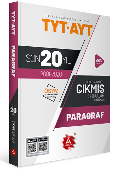 TYT Paragraf Son 20 Yl Konularna Gre Tamam zml km Sorular A Yaynlar