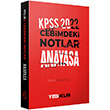 2022 KPSS Cebimdeki Notlar Anayasa Kitap Yediiklim Yaynlar