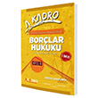 KPSS A Grubu Borlar Hukuku Konu Anlatml A Kadro Yaynlar