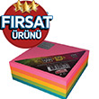 5 Renk Neon Yapkanl Not Katlar AD-9740 Not Yaz