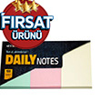 3 Renk Pastel Yapkanl Bloknot SB-8552 Not Yaz