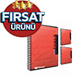 3 L Forum Spiralli Karton Kapak A4 72 Yaprak izgili Defter Seti (2246) Gpta