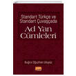 Standart Trke ve Standart uvaada Ad Yan Cmleleri Nobel Bilimsel Eserler