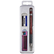 Tombow SH 300 Grip 0,7 mm Kalem ve 2B 0.7 mm Uç Kutulu Set Bordo LK.T-SH-GR31 R7.K3