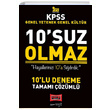 2021 KPSS Genel Yetenek Genel Kltr 10suz Olmaz Tamam zml 10 Deneme Yarg Yaynlar
