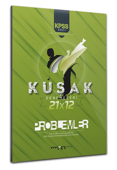 KPSS Yeni Nesil Kolaydan Zora 21x12 Problemler Kuak Deneme Marka Yaynlar