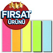 5 Renk Neon Renkli Ayra PMP-550 Not Yaz