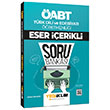 ÖABT Türk Dili ve Edebiyatı Öğretmenliği Eser İçerikli Soru Bankası Yediiklim Yayınları