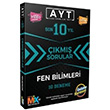 AYT Fen Bilimleri km Sorular Tpk Basm 10 Deneme nller Yaynlar