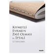 Kymetli Evrakn Zayi Olmas ve ptali Sekin Yaynlar