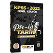 2022 KPSS Genel Kltr Piri-i Tarih Ders Notu Yediiklim Yaynlar