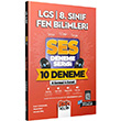 2022 8.Snf LGS Fen Bilimleri SES Deneme Serisi 10 Deneme Benim Hocam Yaynlar