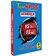 KPSS Vatandalk 15 te 15 Net Soru Bankas Tasar Eitim