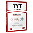 2022 TYT 5 Deneme SYM Tarz Kitapklarla Tamam Video zml 3D Yaynlar