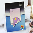 Sevimli Hayvanlar Post it Mor Yunus Bal Not-2665