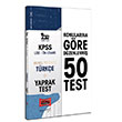 2022 KPSS Lise n Lisans Genel Yetenek Trke Yaprak Test Yarg Yaynlar