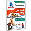 8.Snf Trke Kazandran Yaprak Test anta Yaynlar